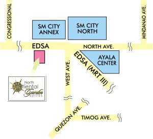 North Oriental Location Map